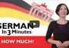 learn how to say "How much?" in german